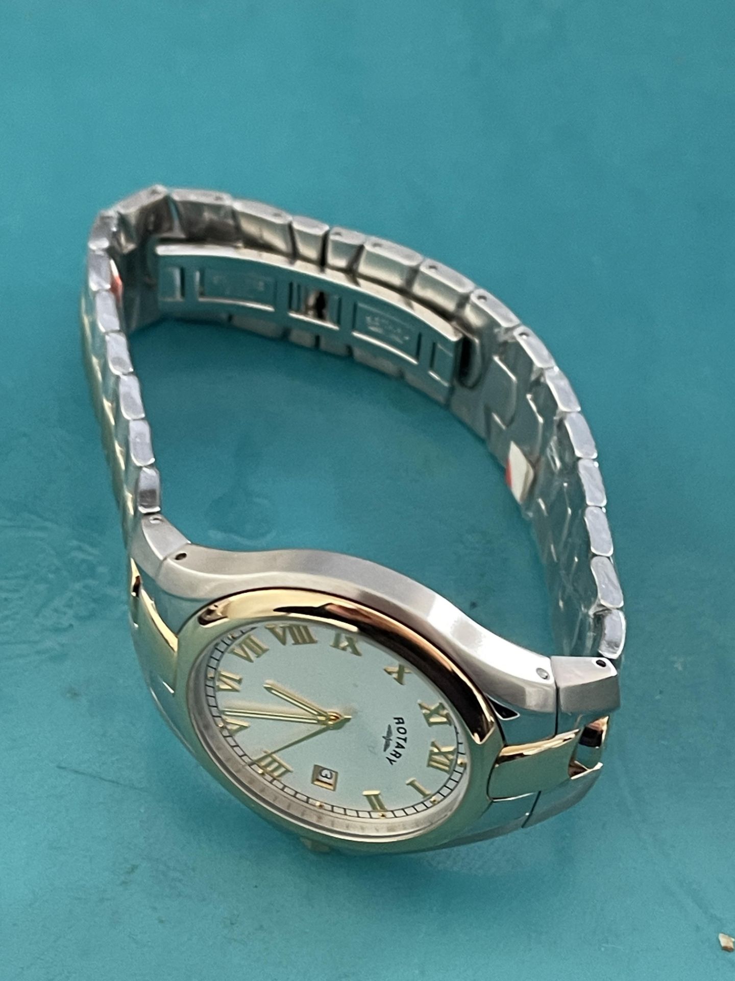 Rotary Gold Stainlless Steel Quarts mens watch RRP£299 - Image 2 of 6