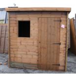 7x5 superior height pent shed, Standard 16mm Nominal Cladding