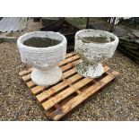 Stone Garden Urns