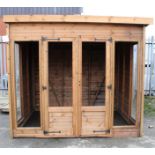 8x6 'clumber' summerhouse timber shed building, Standard 16mm Nominal Cladding