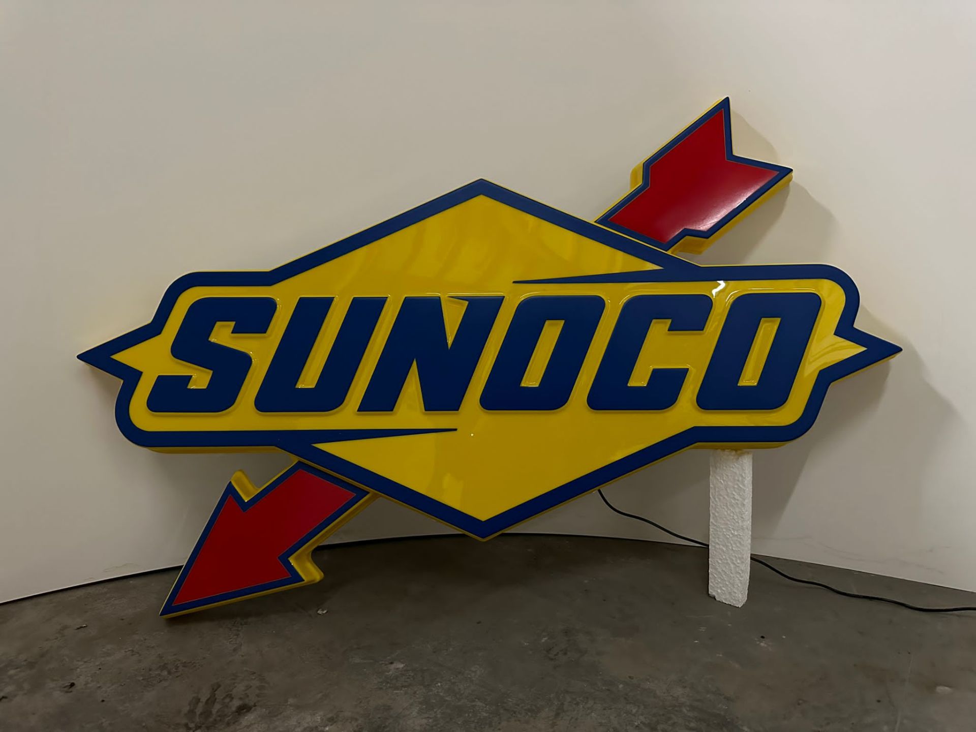 Sunoco illuminated sign - Bild 5 aus 6