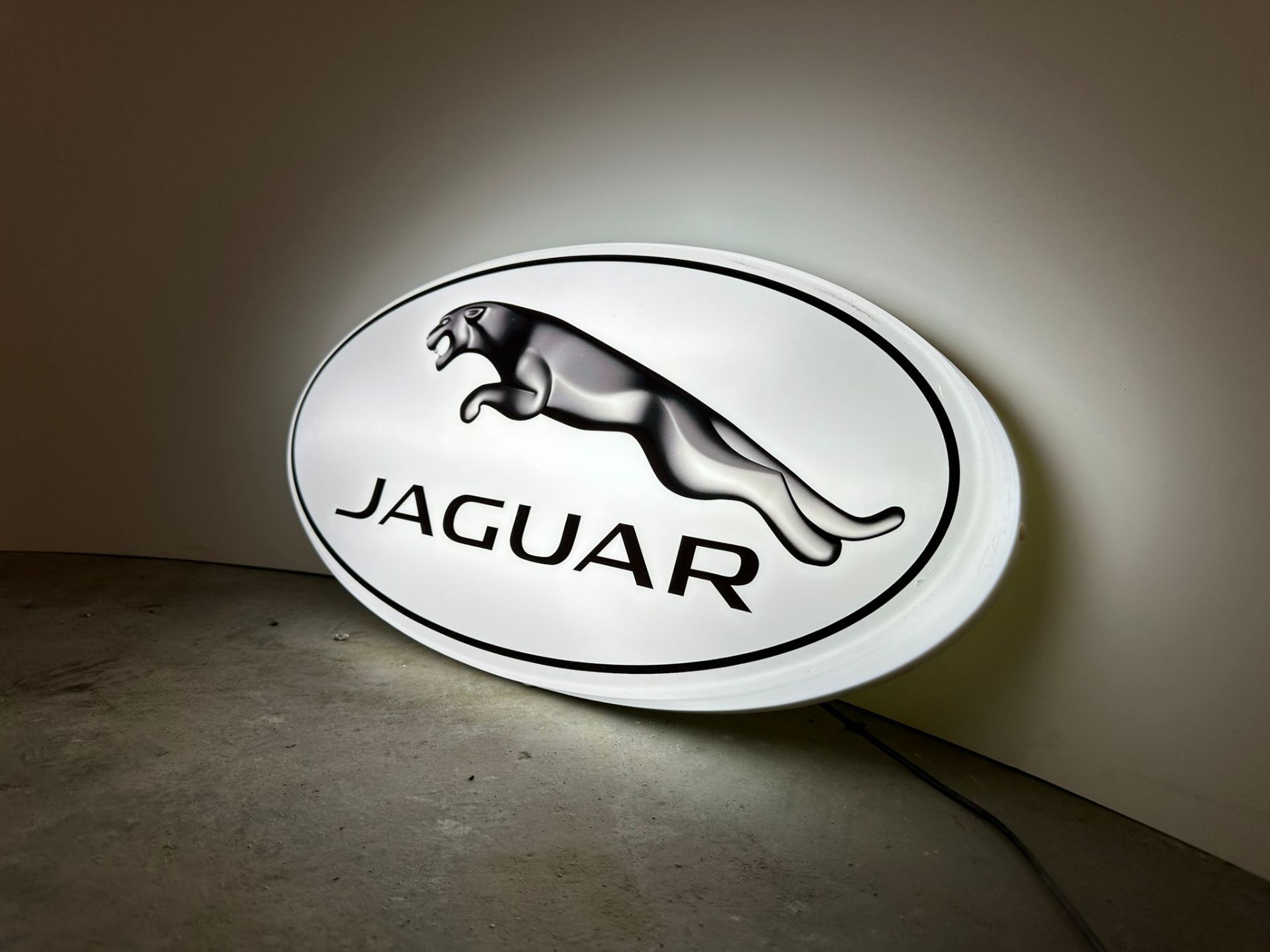 jaguar sign illuminated - Image 2 of 4