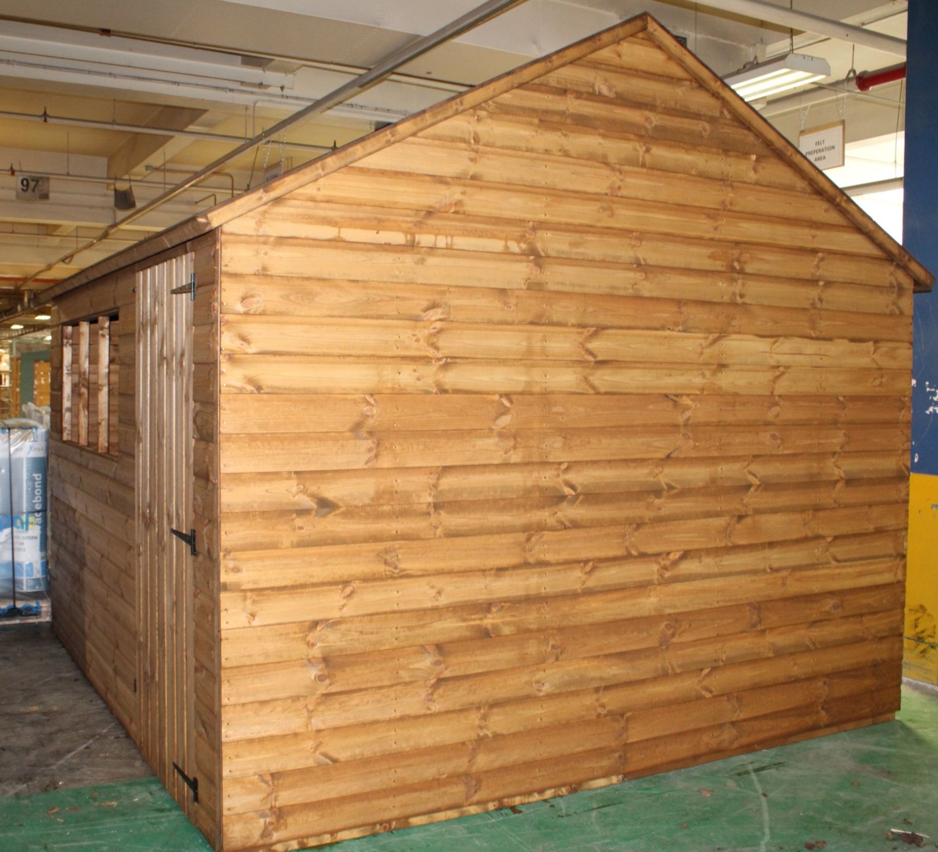 10x10 Brand New Apex Shed (Also any door position with or without windows), Standard - Bild 3 aus 5