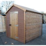8x6 Superior apex shed with security door, Standard 16mm Nominal Cladding £1,006