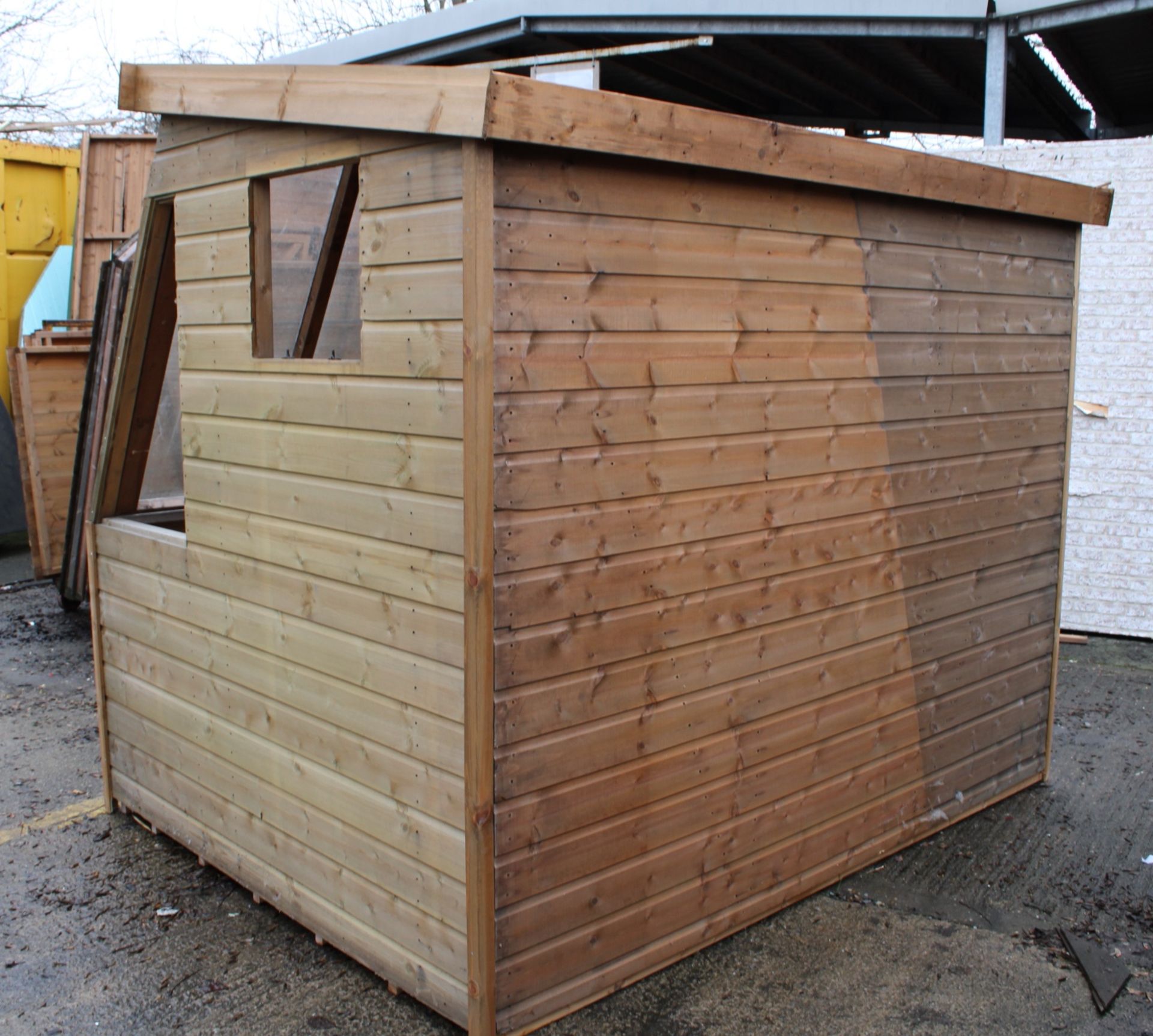 8x6 Exdisplay potting shed, Standard 16mm Nominal Cladding RRP£1,500 - Bild 4 aus 6