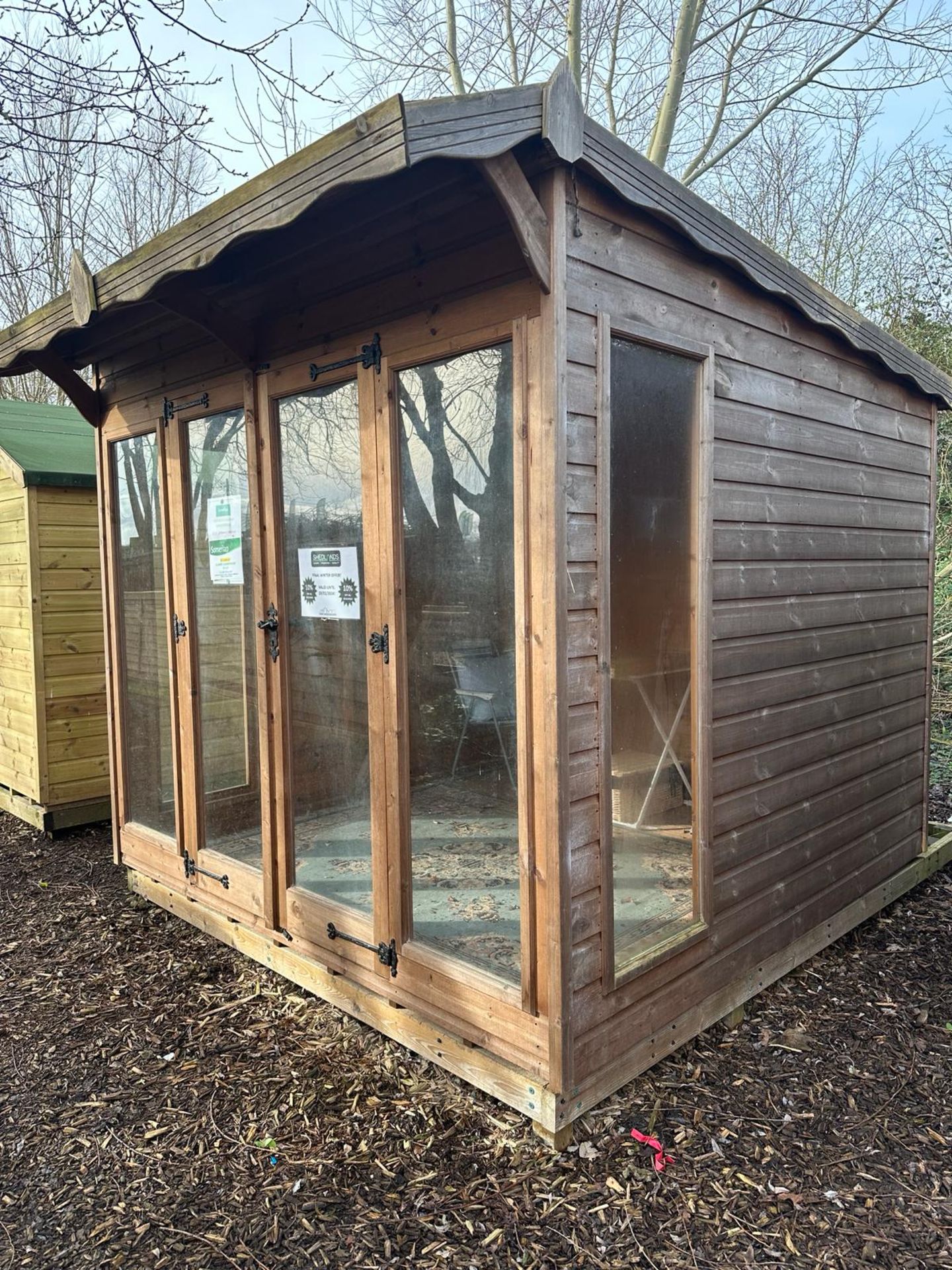 8x6 superior standard apex shed, Standard 16mm Nominal Cladding RRP£1350 - Image 2 of 3