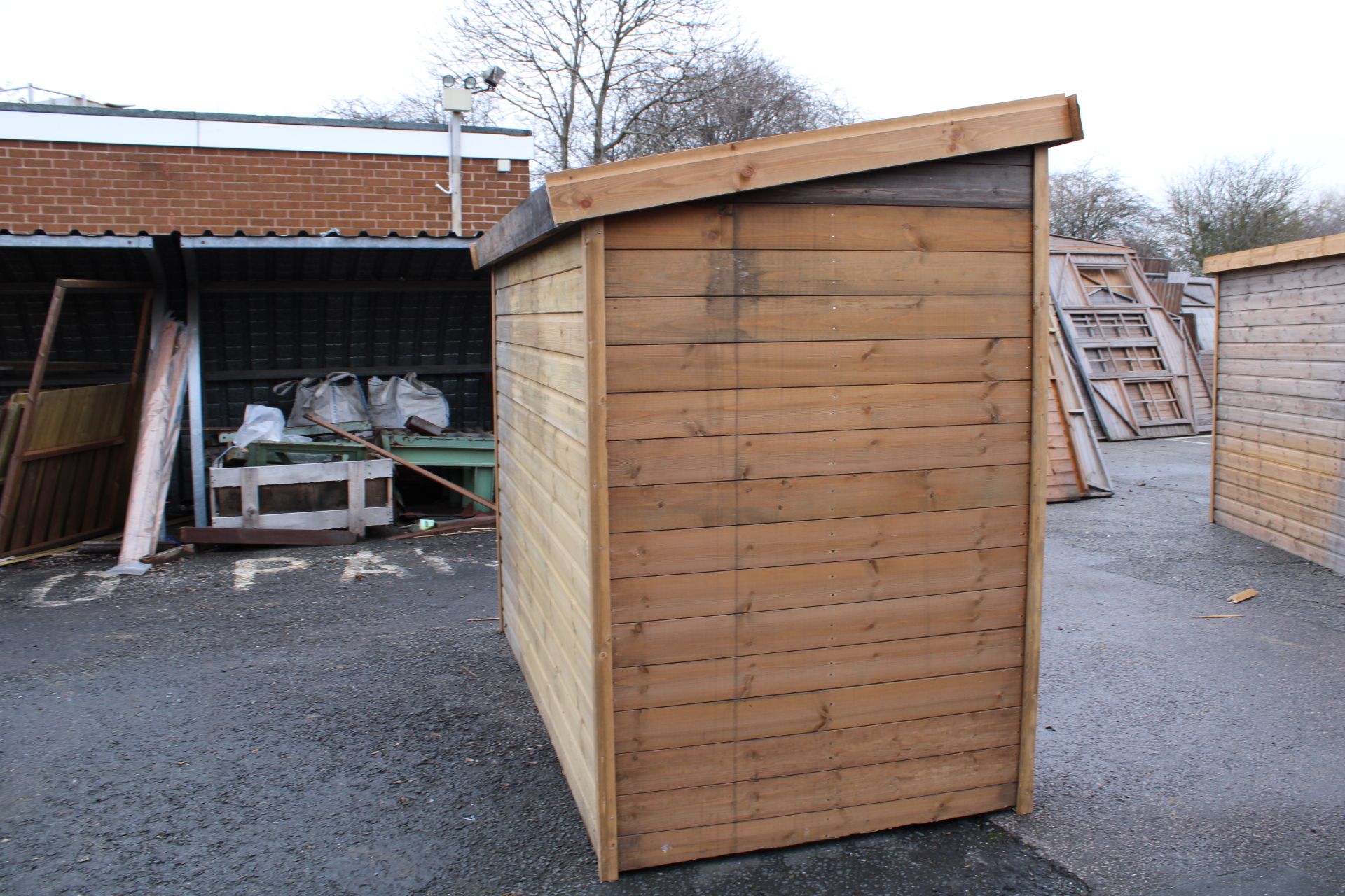 8x4 standard pent shed, Standard 16mm Nominal Cladding RRP£820 - Image 5 of 5