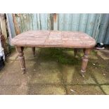 5 foot by 4 foot Edwardian drawer leaf table