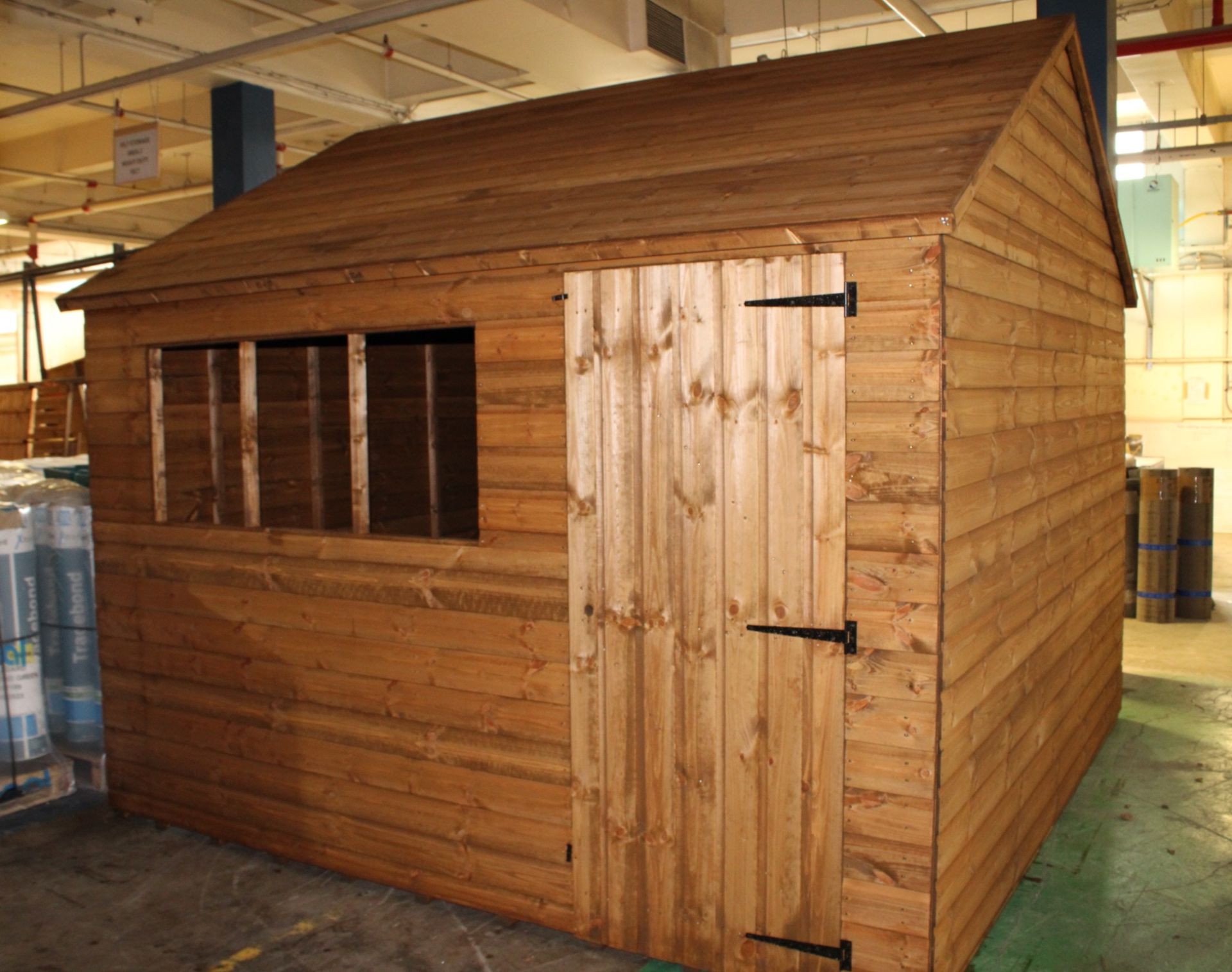 10x10 Brand New Apex Shed (Also any door position with or without windows), Standard - Bild 5 aus 5