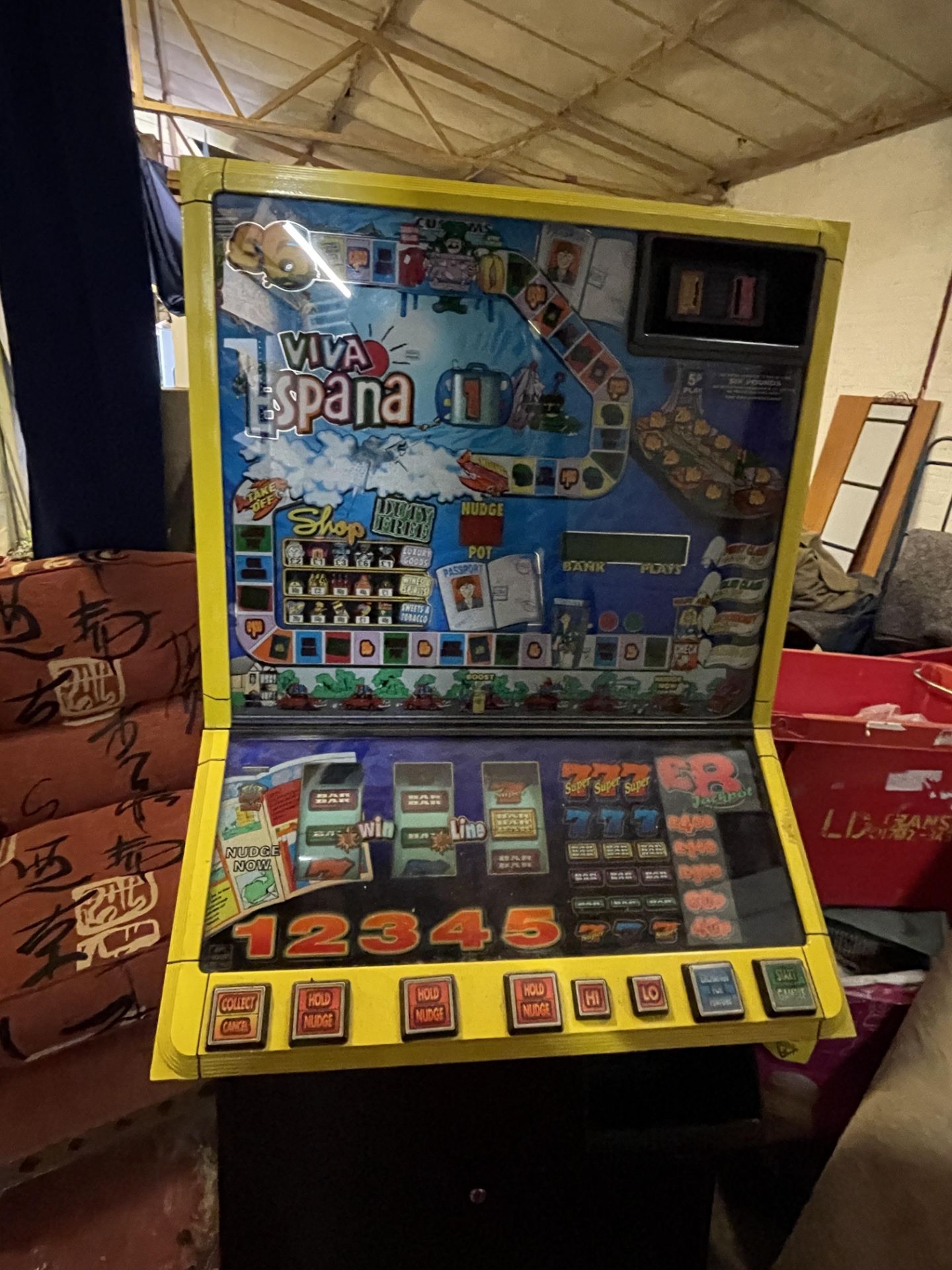 gaming machine lost property un claimed anmusment amusement