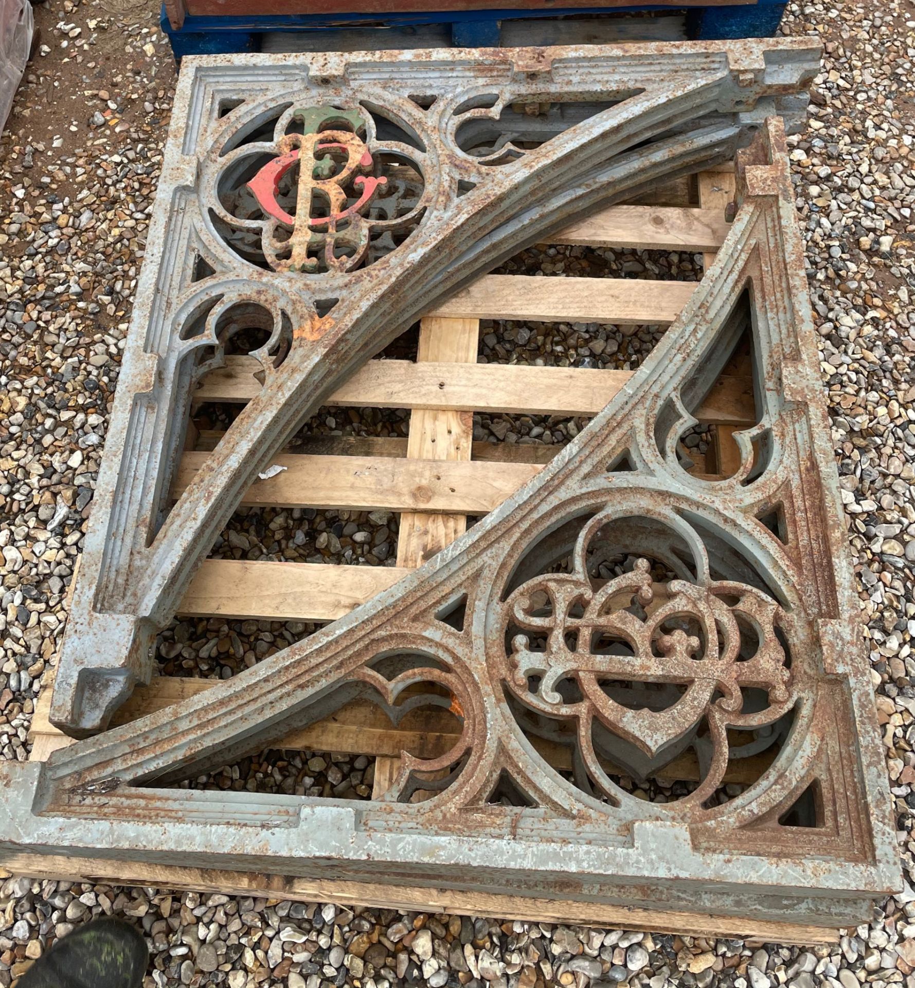 Railway Great Eastern Brackets from Melton counstable Norfolk with GER great eastern Railway