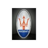 MASERATI ILLUMINATED SIGN