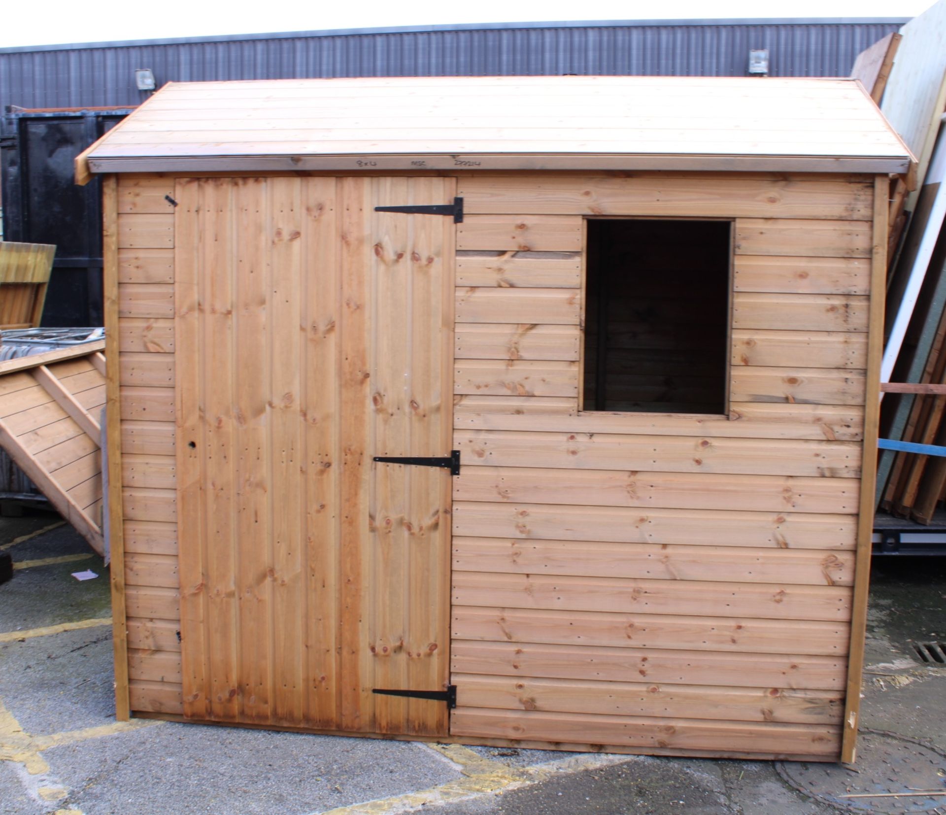 8x4 superior apex shed, Standard 16mm Nominal Cladding RRP£ 720