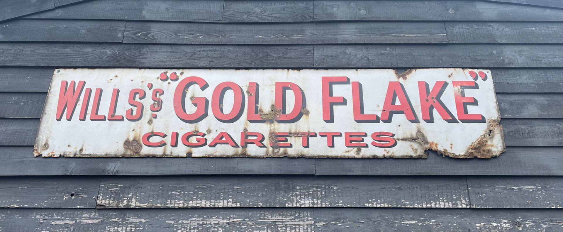 wills Gold Flake Cigarettes Sign - Bild 2 aus 5