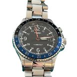 TIMEX THREE GMT TIME QUARTS DIVERS WTCH UNIVERSAL