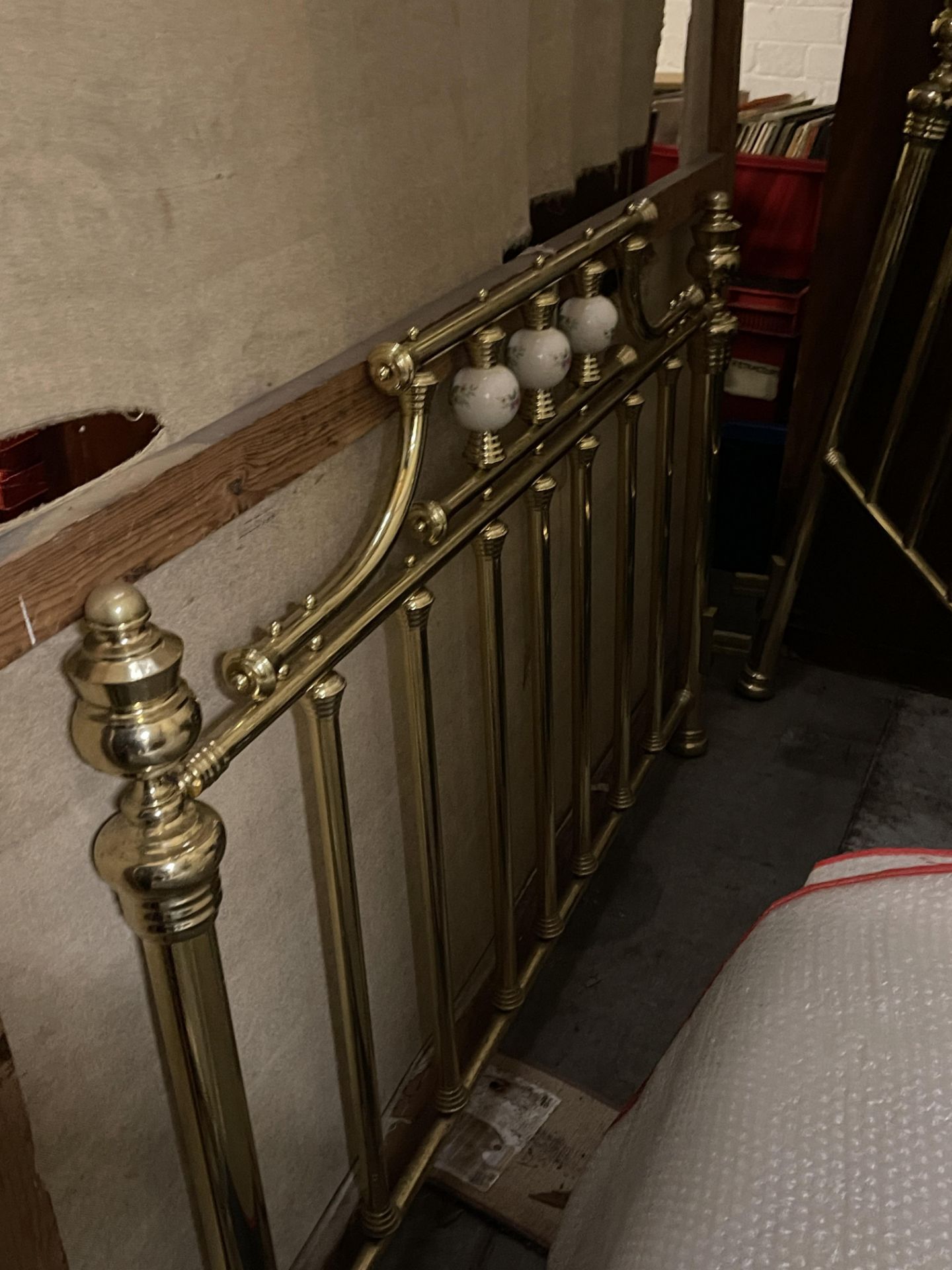 Brass double bed frame very old unclaimed property