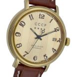 CCCP Men's CP-7021-03 Heritage Analog Display Automatic Self-Wind Brown Watch