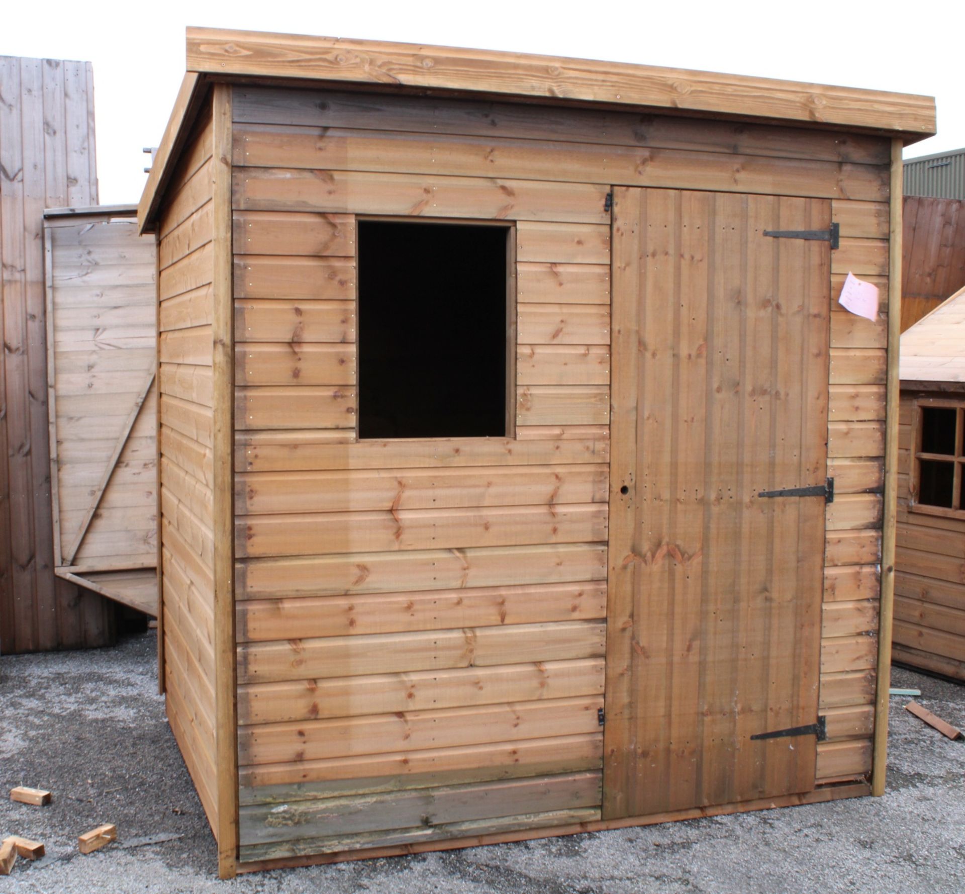 14 9/8 7x5 superior height pent shed, Standard 16mm Nominal Cladding £ RRP960 - Image 2 of 3