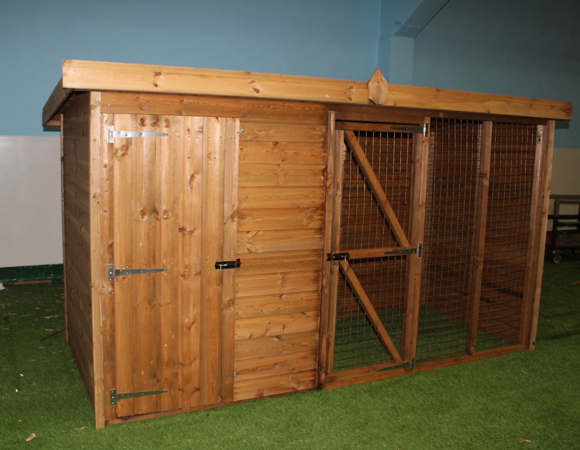 10x4 BRAND NEW kennel and run, Standard 16mm Nominal Cladding - Image 3 of 10