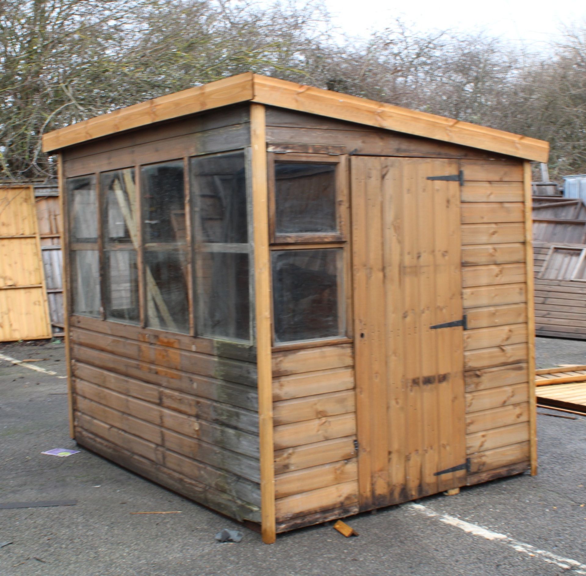 8x6 'sunflower' potting style shed, Standard 16mm Nominal Cladding