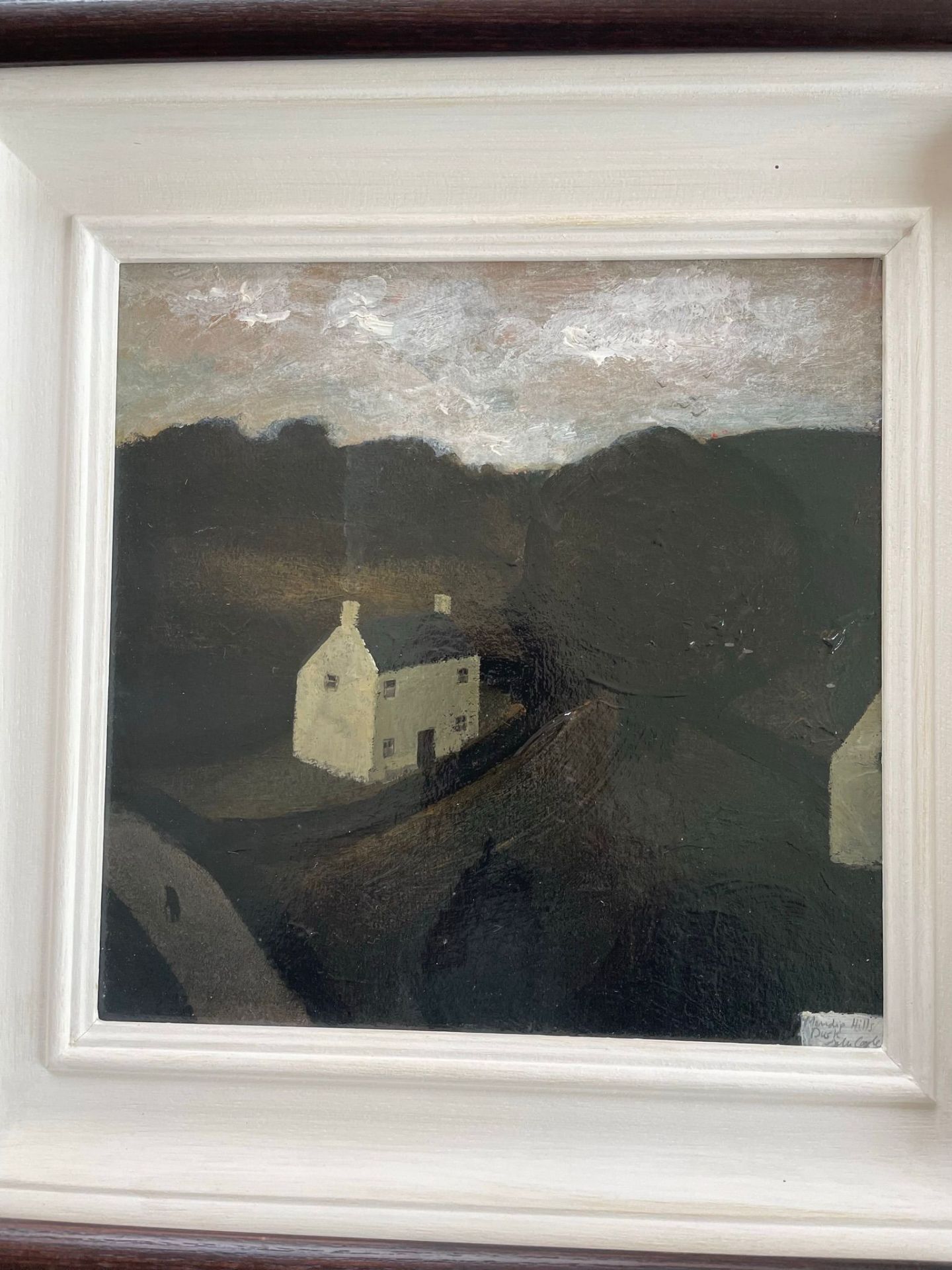 JOHN CAPLE B1966 HOUSE PAINTING MENDIP HILLS DUSK - Image 3 of 7