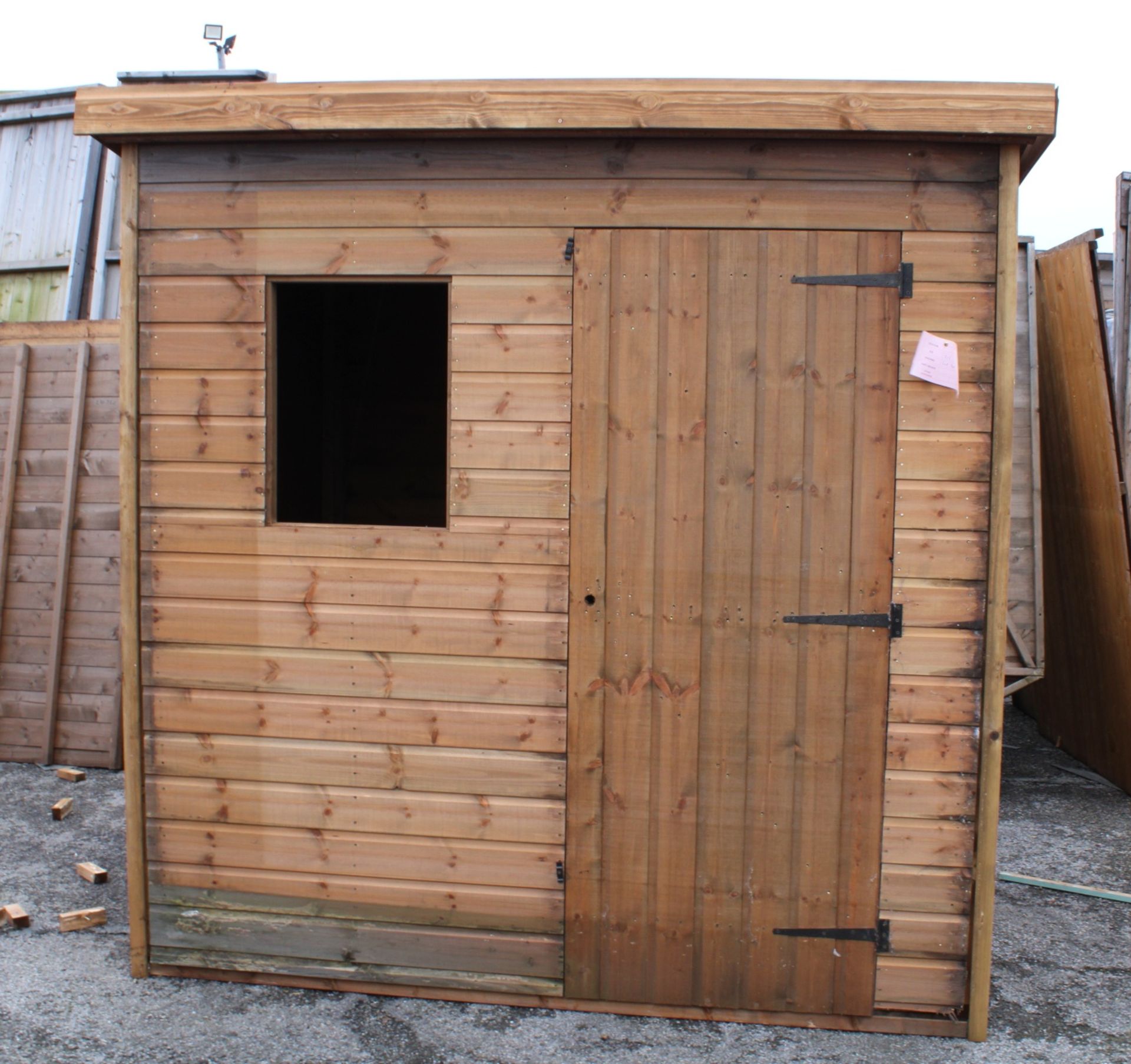 14 9/8 7x5 superior height pent shed, Standard 16mm Nominal Cladding £ RRP960 - Image 3 of 3