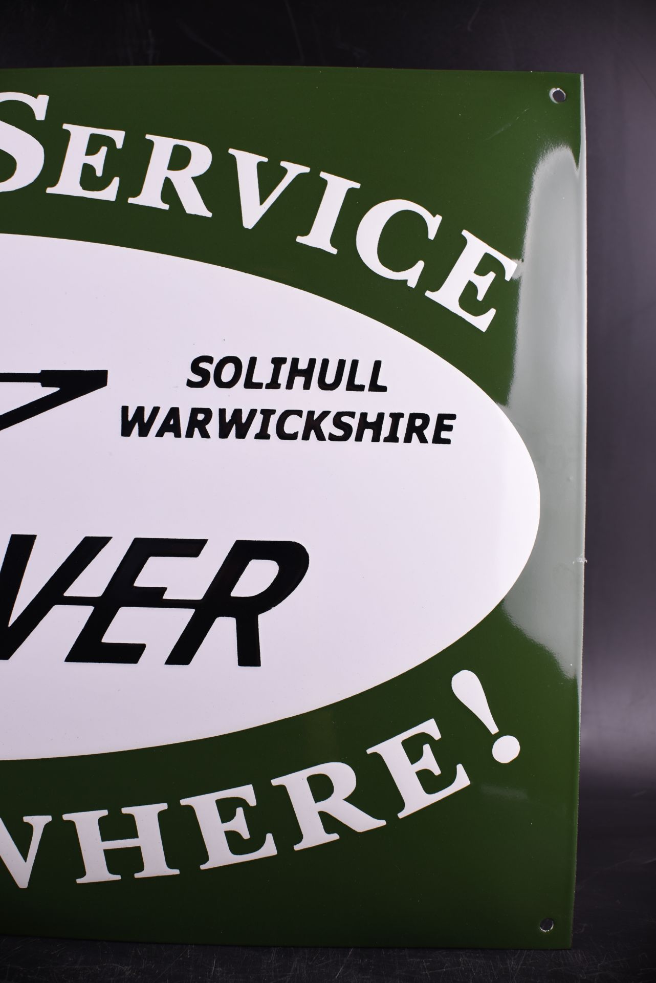 LAND ROVER CAR SIGN - Image 4 of 12