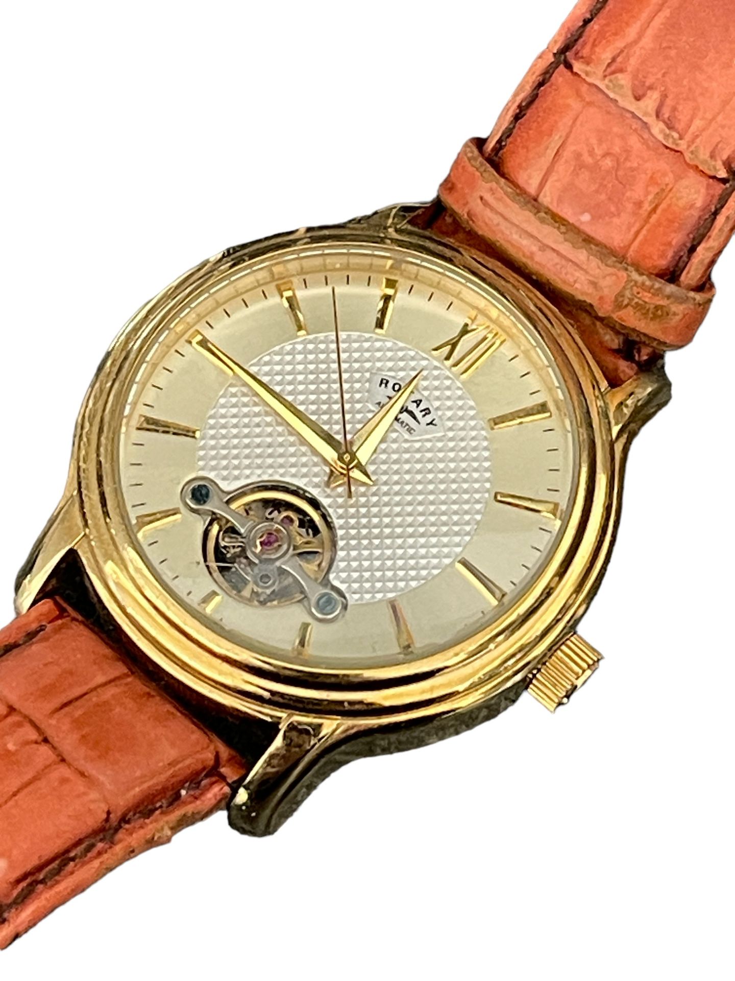 Rotary gold automatic watch return or demo