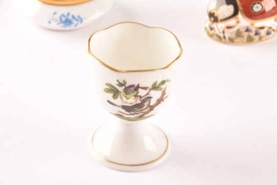 A collection of porcelain, including pieces by Asprey, Royal Worcester, Royal Crown Derby owl candle - Image 14 of 29