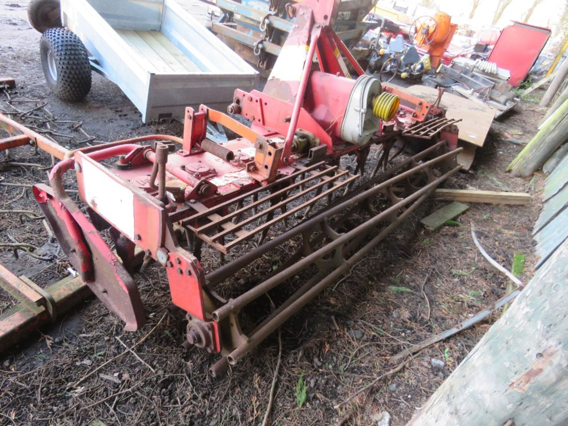 TRACTOR MOUNTED LELY ROTERRA POWER HARROW, 10FT WIDTH APPROX. DIRECT FROM LOCAL FARM. - Image 4 of 8