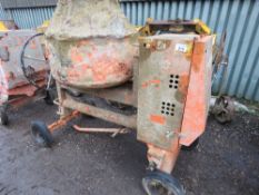 BELLE DIESEL CEMENT MIXER WITH YANMAR ENGINE. WHEN TESTED WAS SEEN TO RUN AND DRUM TURNED.