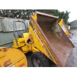 THWAITES 4 TONNE DIESEL ENGINED DUMPER. YEAR 2000 BUILD. 1725 REC. HOURS, PERKINS ENGINE. WHEN TESTE