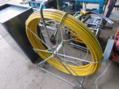 LARGE SIZED CABLE RODDING REEL.