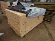 PACK OF UNTREATED TIMBER CAPPING BOARDS 1.88M LENGTH X 120MM X 20MM APPROX.