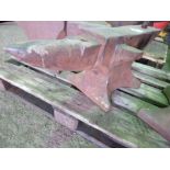 BLACKSMITH'S ANVIL, 82CM OVERALL LENGTH APPROX