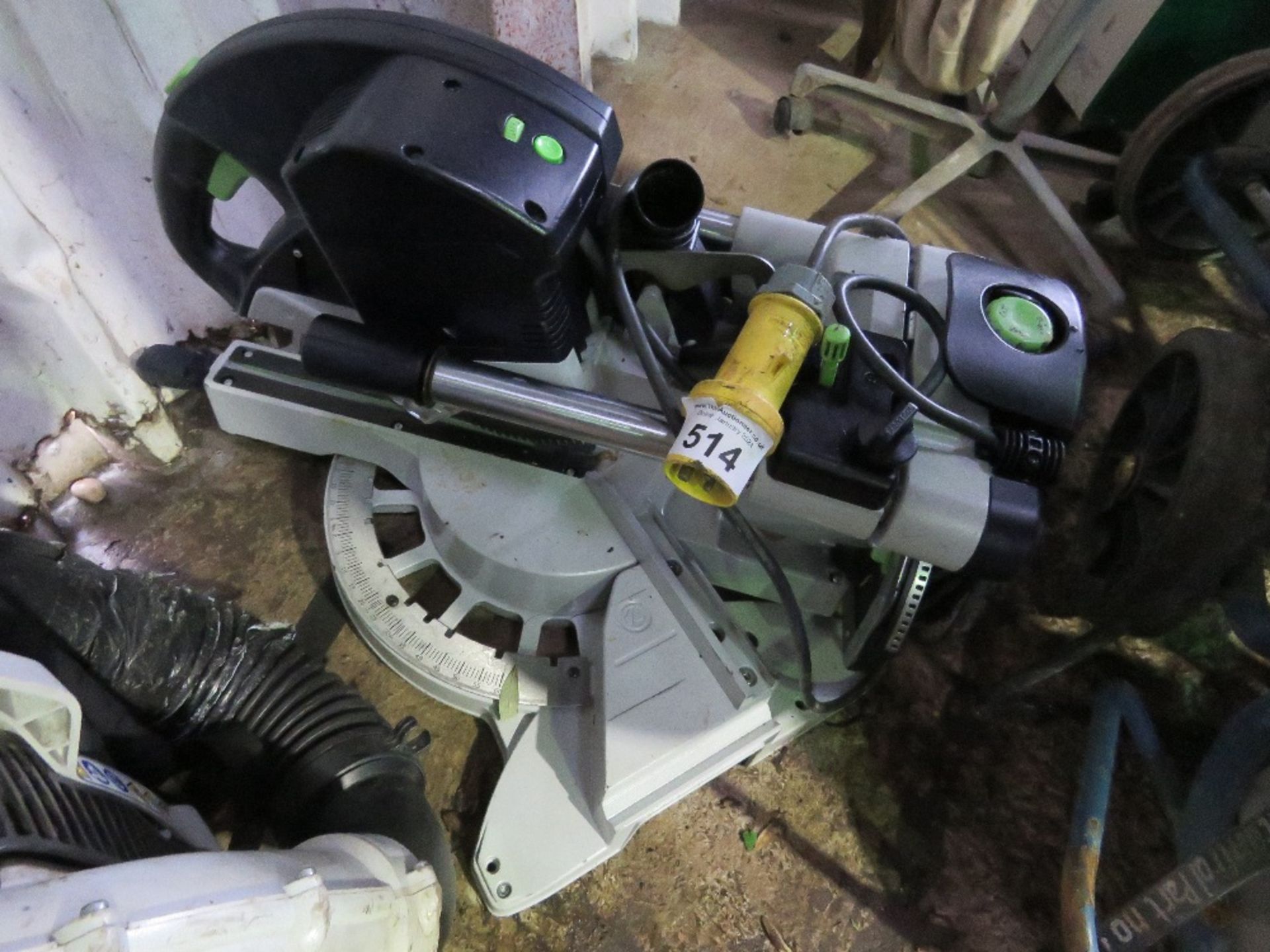 FESTOOL 110VOLT MITRE SAW WITH SLIDING HEAD.