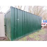 20FT LENGTH SHIPPING CONTAINER STORE. ASSISTANCE WITH LOADING ON TO A SUITABLE VEHICLE CAN BE PRO