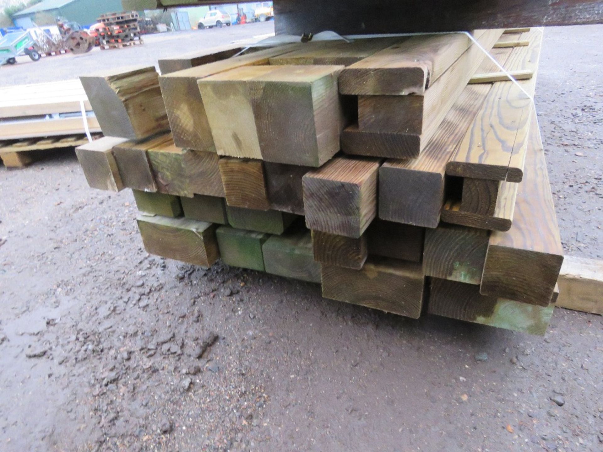 QUANTITY OF TIMBER POSTS, 6-11FT LENGTH APPROX. - Image 3 of 10