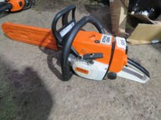 STIHL 024 PETROL ENGINED CHAINSAW. THIS LOT IS SOLD UNDER THE AUCTIONEERS MARGIN SCHEME, THEREFO