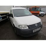 VOLKSWAGEN CADDY PANEL VAN REG:RX55 FFG. WITH V5. MOT RECENTLY EXPIRED. 145,238 REC MILES. SIDE DOOR