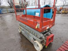 SKYJACK SCISSOR LIFT ACCESS UNIT, DIRECT FROM LOCAL BOAT YARD, BEING SURPLUS TO REQUIREMENTS. WHEN T