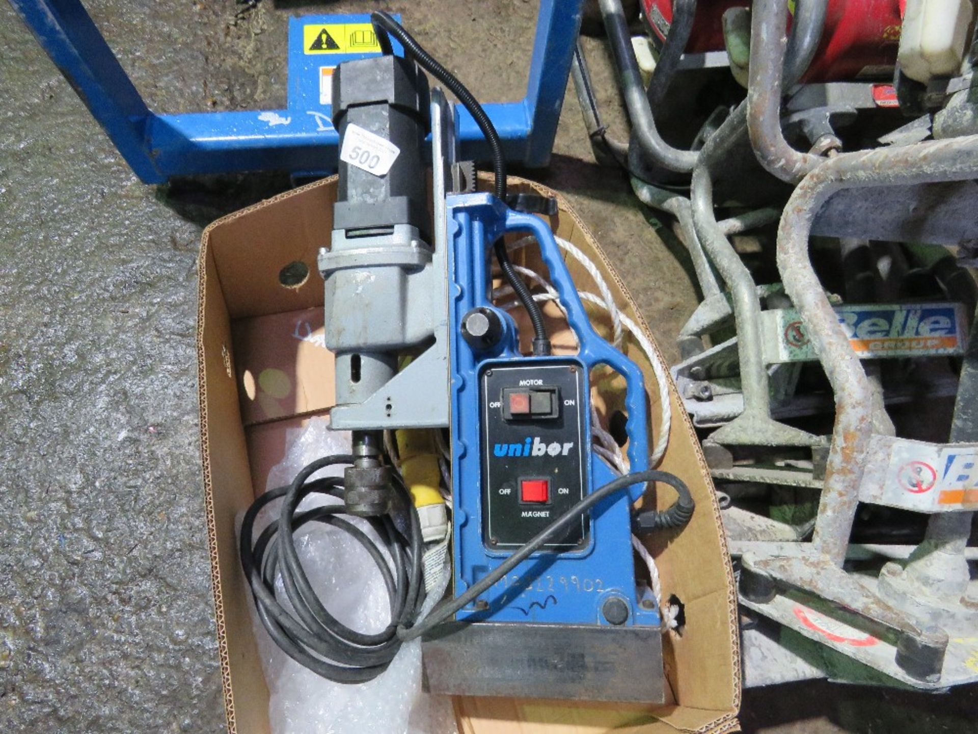 LARGE UNIBOR 110VOLT MAGNETIC DRILL. - Image 2 of 4