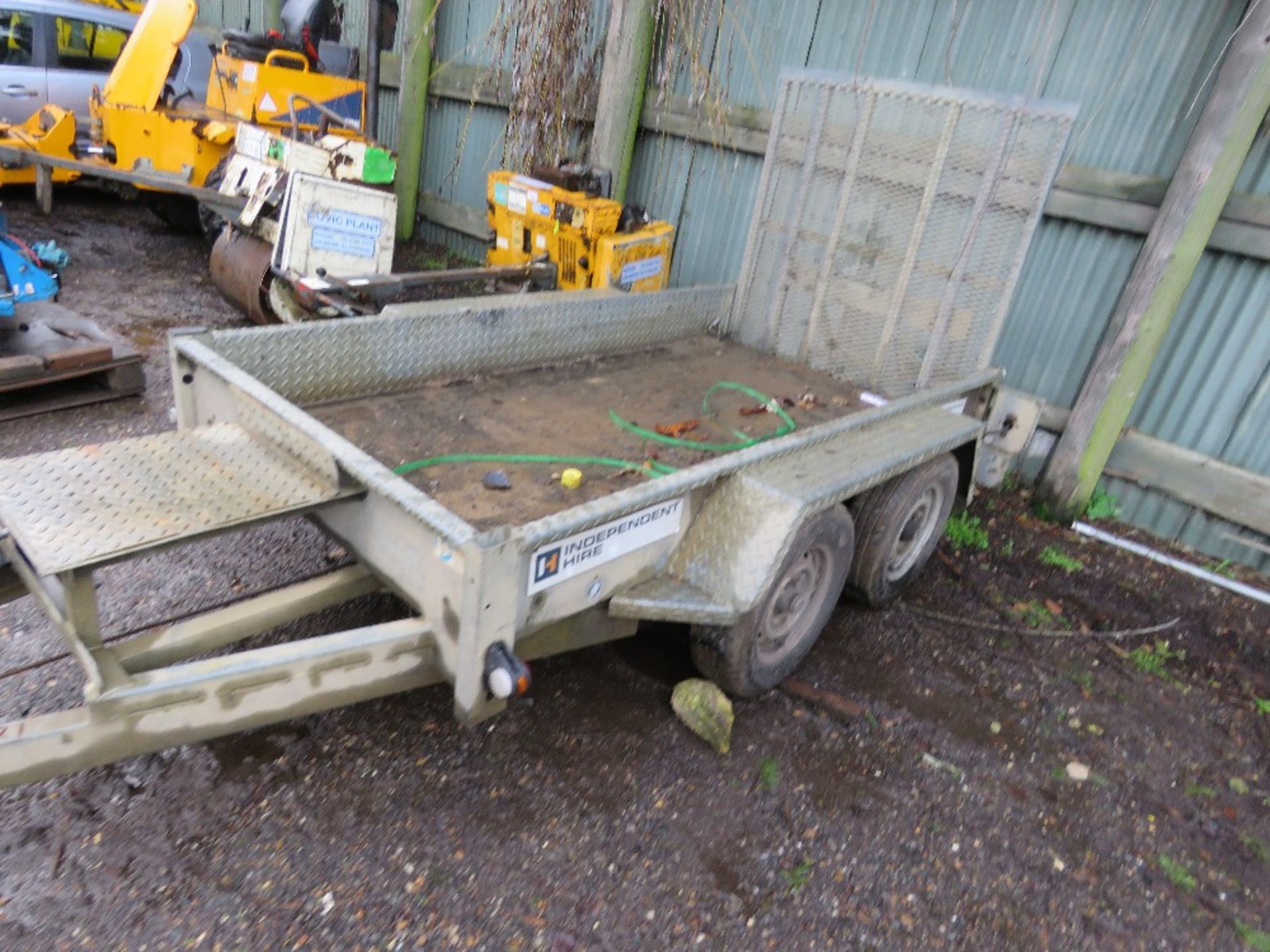 MEREDITH & EYRE HEAVY DUTY MINI DIGGER PLANT TRAILER, 2.6TONNE GROSS CAPACITY, RING HITCH. PN:TR121 - Image 5 of 8