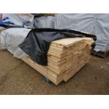 SMALL PACK OF UNTREATED TIMBER CAPPING BOARDS 2.0M LENGTH X 120MM X 20MM APPROX.