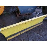 HME JOHN DEERE TYPE SNOW PLOUGH BLADE, HYDRAULIC ADJUSTMENT, 6FT WIDE APPROX. COULD MADE TO BE FITTE
