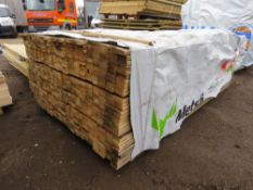SMALL PACK OF UNTREATED VENTIAN PALE / TRELLIS TIMBER SLATS: 1.72M LENGTH X 45MM X 17MM APPROX.
