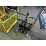 PLAST GROMMET COMPACT HYDRAULIC LIFT TRUCK, APPEARS LITTLE USED, FOOT OPERATED. WHEN TESTED WAS SEEN