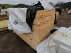 EXTRA LARGE PACK OF UNTREATED VENETIAN PALE / TRELLIS TIMBER SLATS: 1.83M LENGTH X 45MM X 17MM APPRO