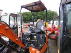 HITACHI ZAXIS 19U RUBBER TRACKED MINI EXCAVATOR, YEAR 2017 BUILD, WITH 2 BUCKETS, 2822 RECORDED HOUR