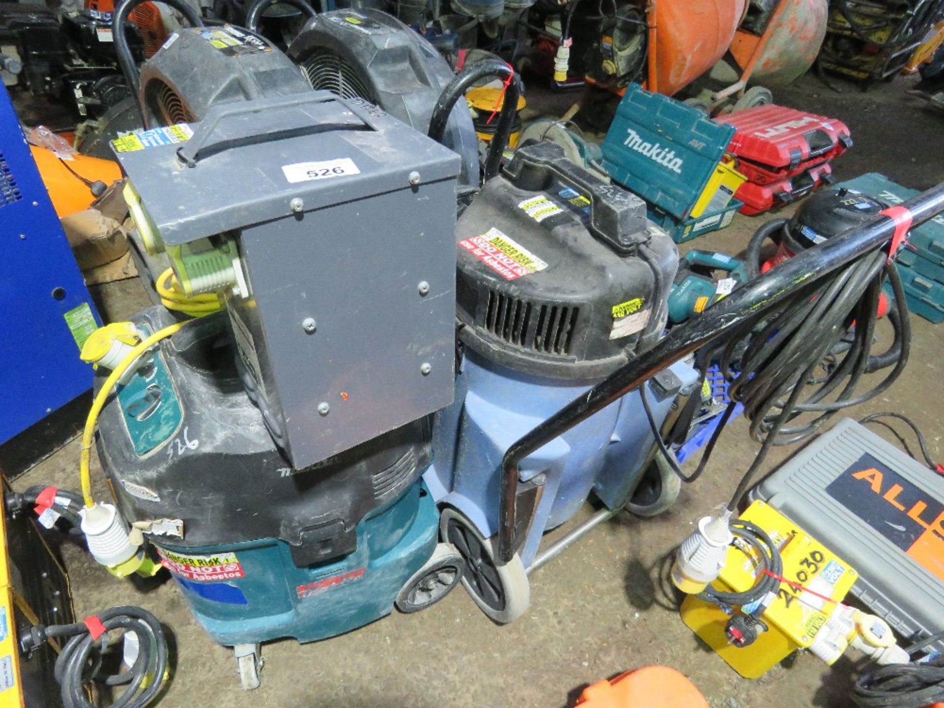 2 X VACUUMS PLUS A TRANSFORMER.